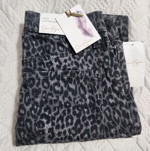 Jessica Simpson Leopard Jeans NWT